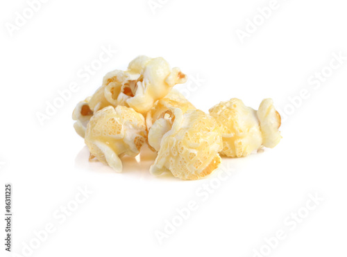 Popcorn isolated on the white background © artphotoclub