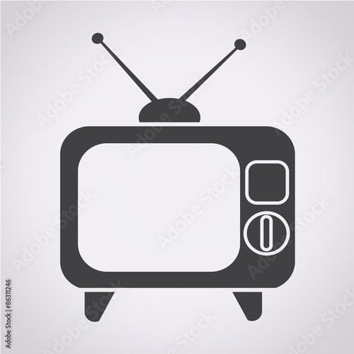 Retro tv icon