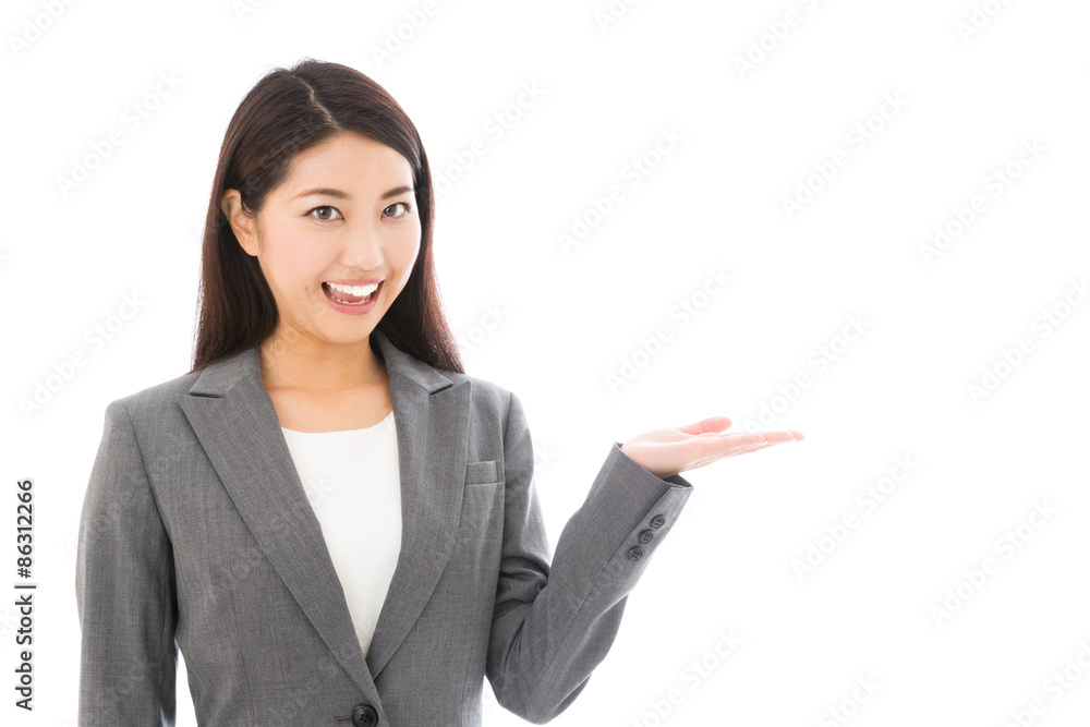 asian businesswoman isolated on white background asian businesswoman isolated on white background