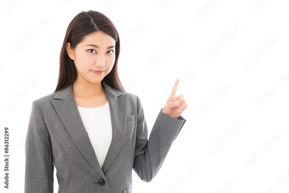 asian businesswoman isolated on white background asian businesswoman isolated on white background