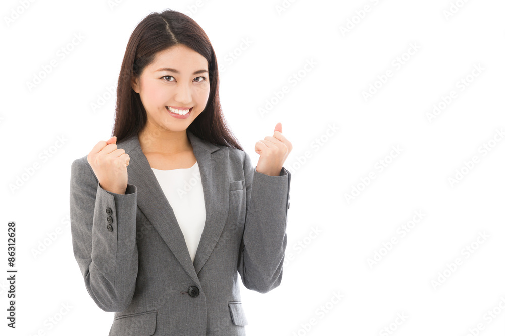 asian businesswoman isolated on white background asian businesswoman isolated on white background