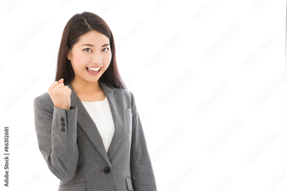asian businesswoman isolated on white background asian businesswoman isolated on white background