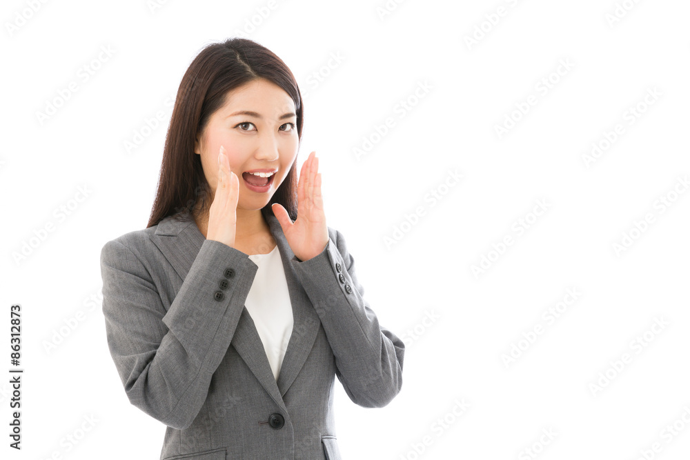asian businesswoman isolated on white background asian businesswoman isolated on white background