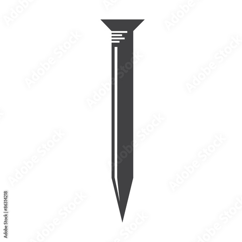 Metal nail icon