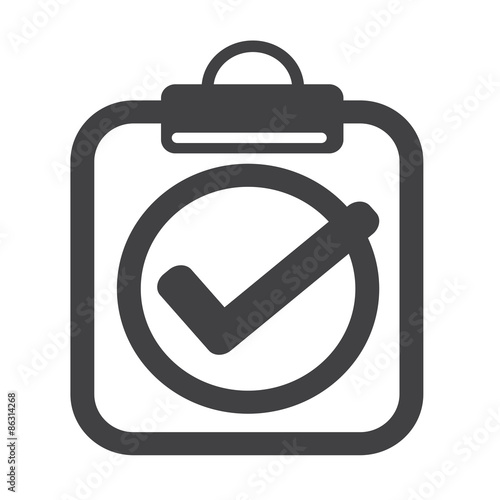 Clipboard check list icon