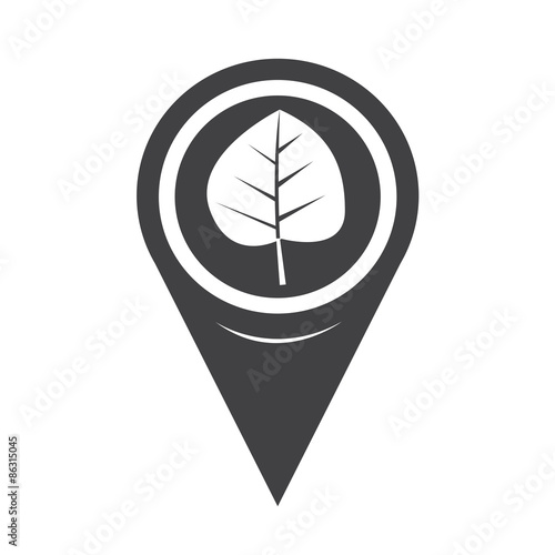 Map Pointer Leaf Icon