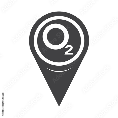 Map Pointer Oxygen O2 Icon