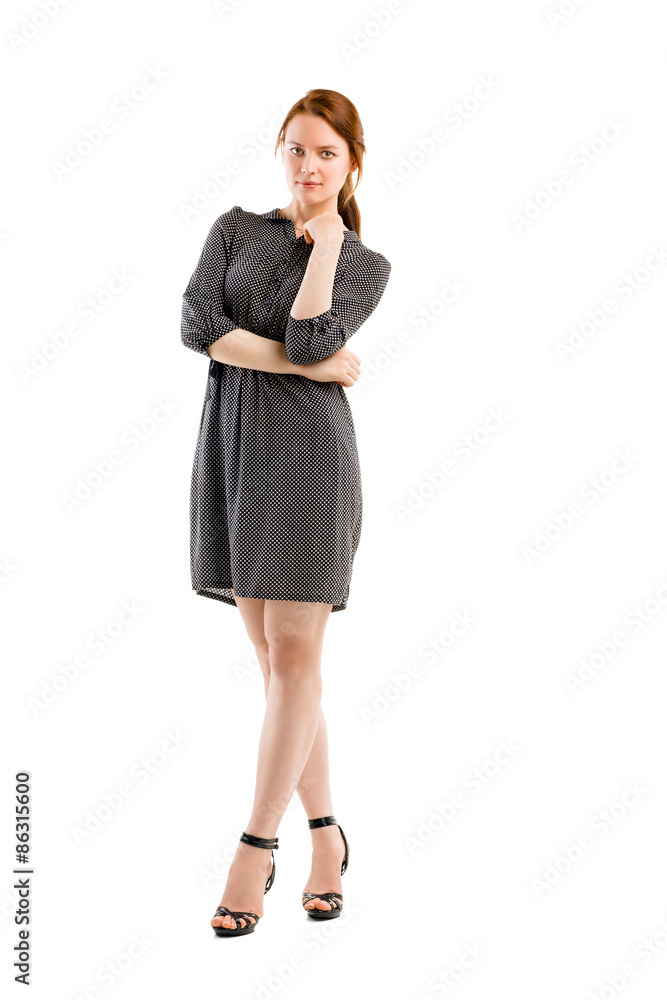 Full length portrait of a confident young female Full length portrait of a confident young female