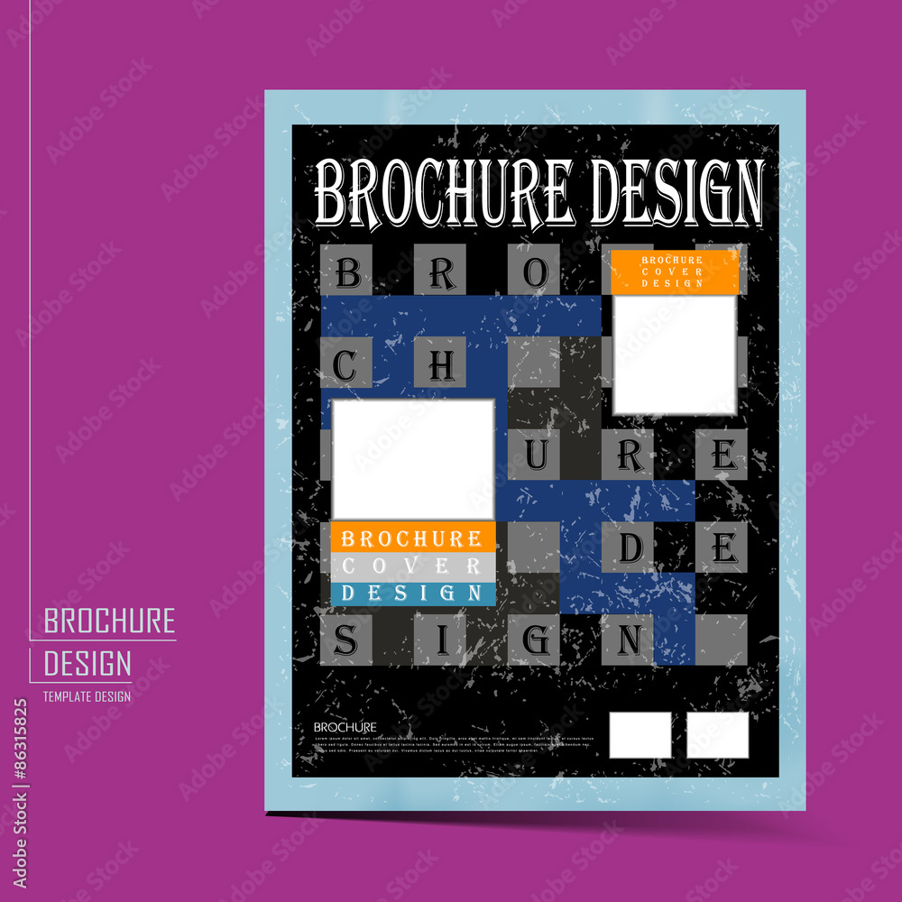 creative brochure template design