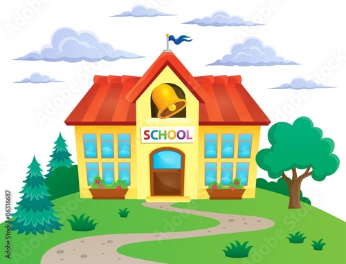 School building theme image 2