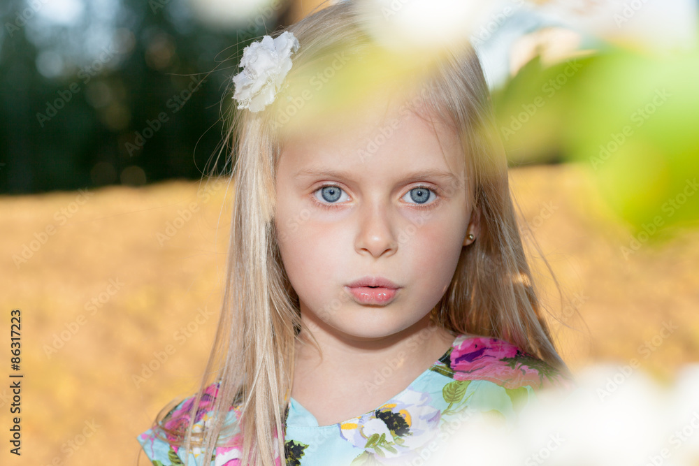 Portrait of a little girl Portrait of a little girl
