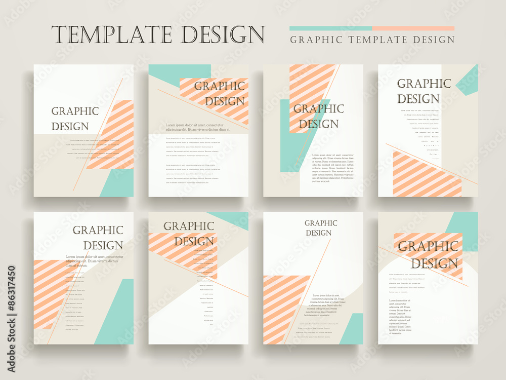 elegant poster template design