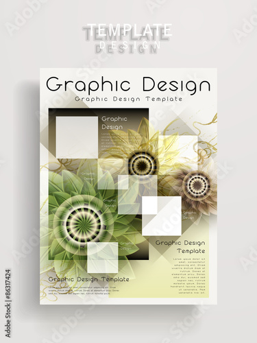 modern poster template design