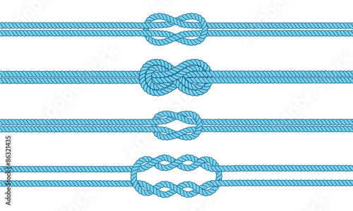 Sailor knot dividers set. 