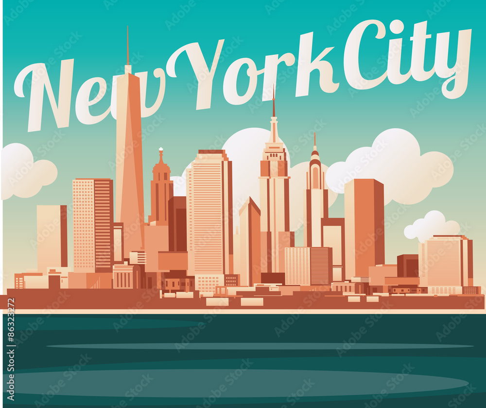 Fotografie New York City skyline