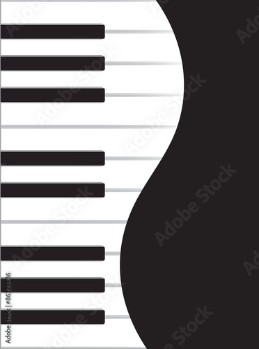 Musical background with piano