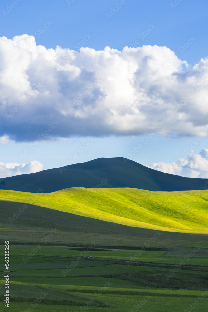Obraz premium colline a castelluccio
