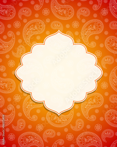 Frame in the Indian style