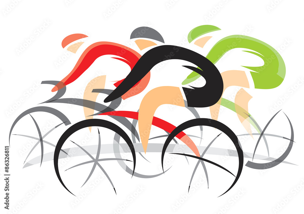 Fototapeta premium Bicycle Race