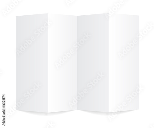 Vertical folding booklet © anigoweb