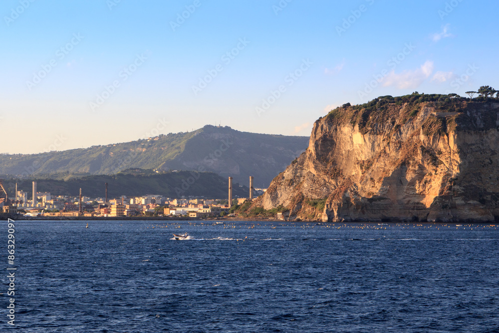 Detail of Golfo di Napoli (Naples Gulf) Cape Posillpo