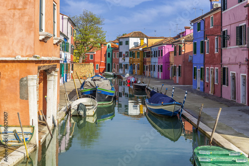 Above the canal in Burano