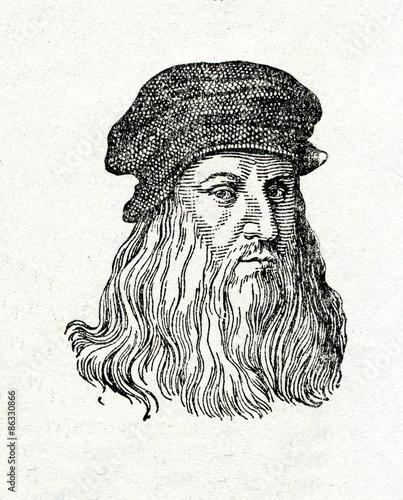 Obraz na płótnie Leonardo da Vinci, Italian polymath w salonie