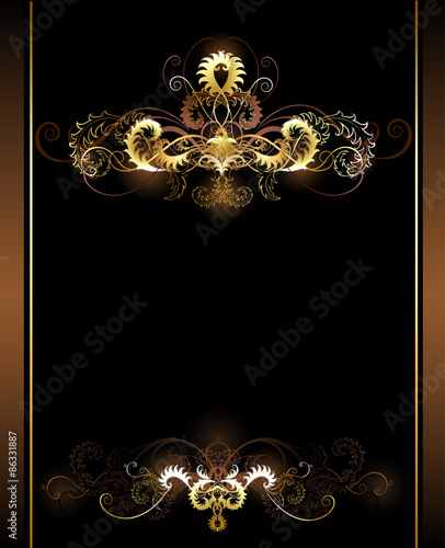 gold vignettes