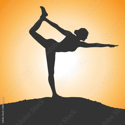 Yoga - der Tänzer