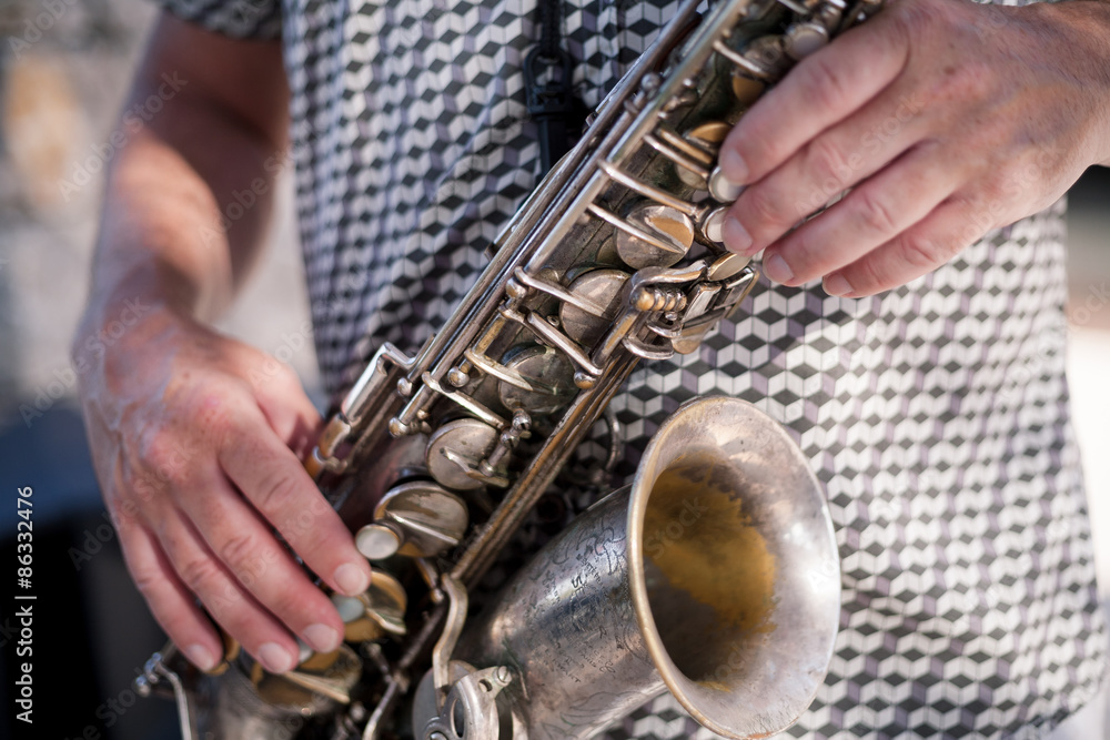 Obraz premium Saxofon