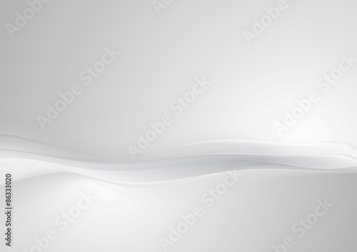 Shiny grey pearl abstract wavy background
