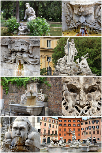 Les fontaines de Rome