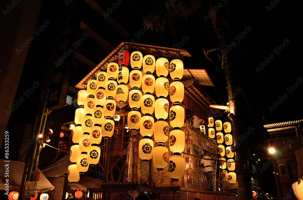Fototapeta premium Gion festival 祇園祭り 宵山