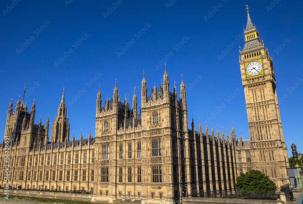 Palace of Westminster in London