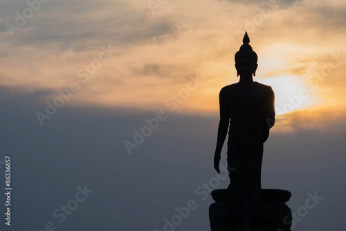 Big standing Buddha photo