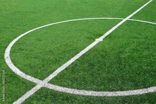 Center soccer field artificial grass © imnoom