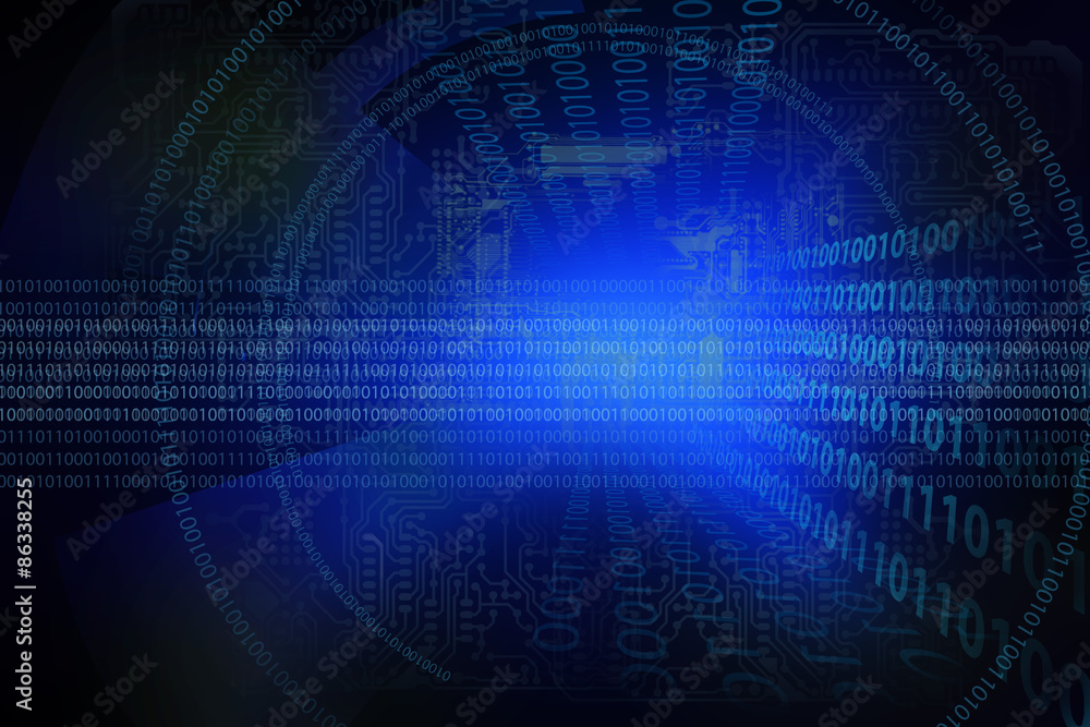 Obraz premium IT / Software / Daten / Computer / Technologie Hintergrund