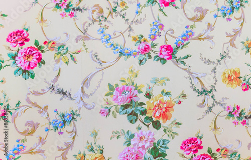 Rose fabric background