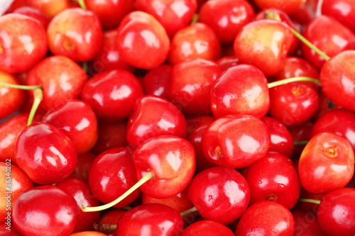 Sweet ripe cherry background