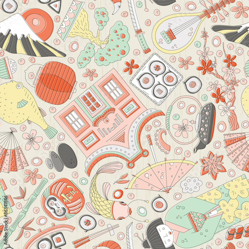 Japanese Seamless Pattern