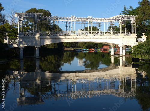 Brücke am Rosedal in Palermo/Buenos Aires