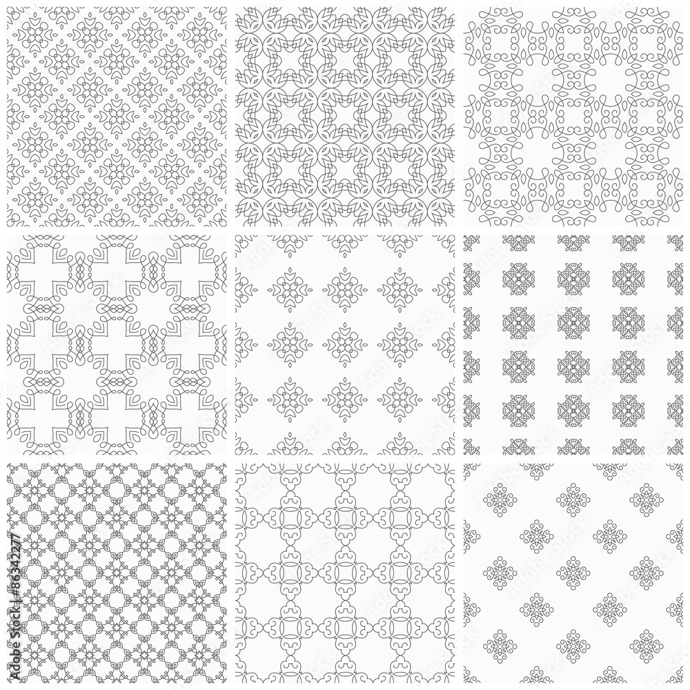 Black and white patterns Black and white patterns