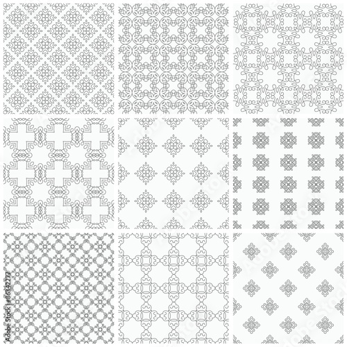 Black and white patterns