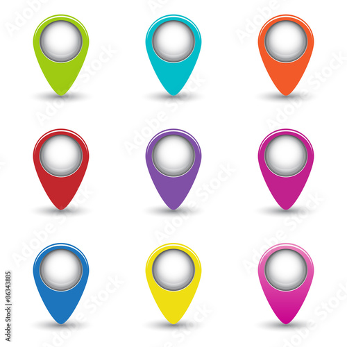 Free Download A set of colored markers - GFXLoad