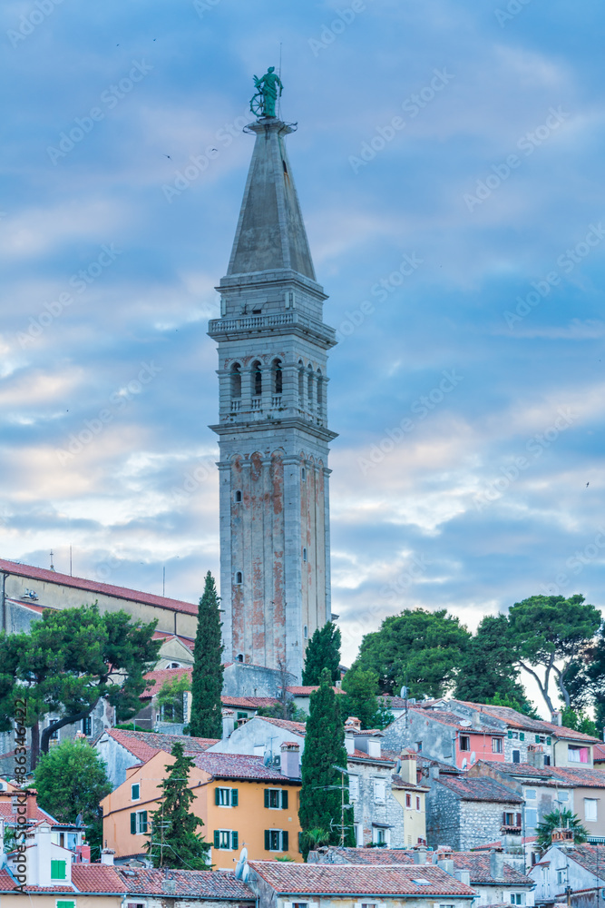 Naklejka premium Rovinj/Kroatien - Kirche der heiligen Euphemia