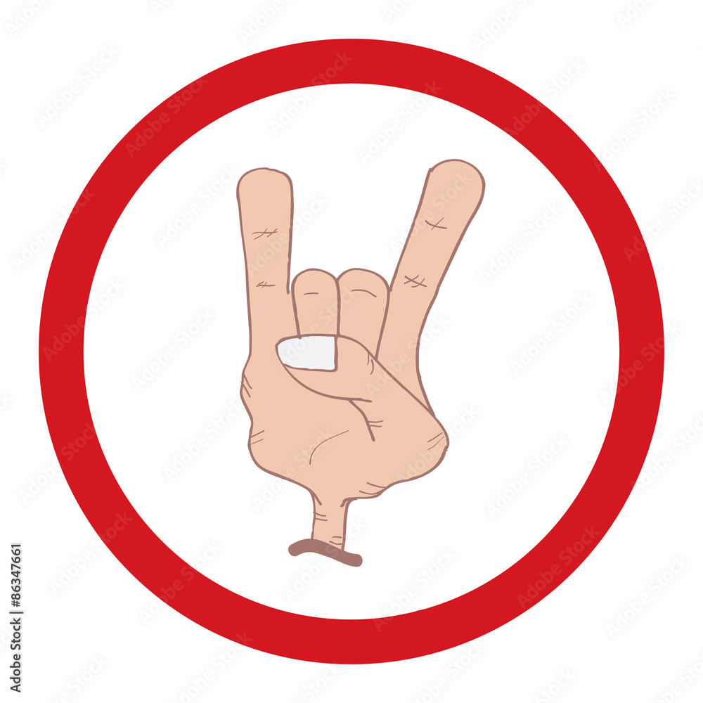 hand with middle finger hand with middle finger