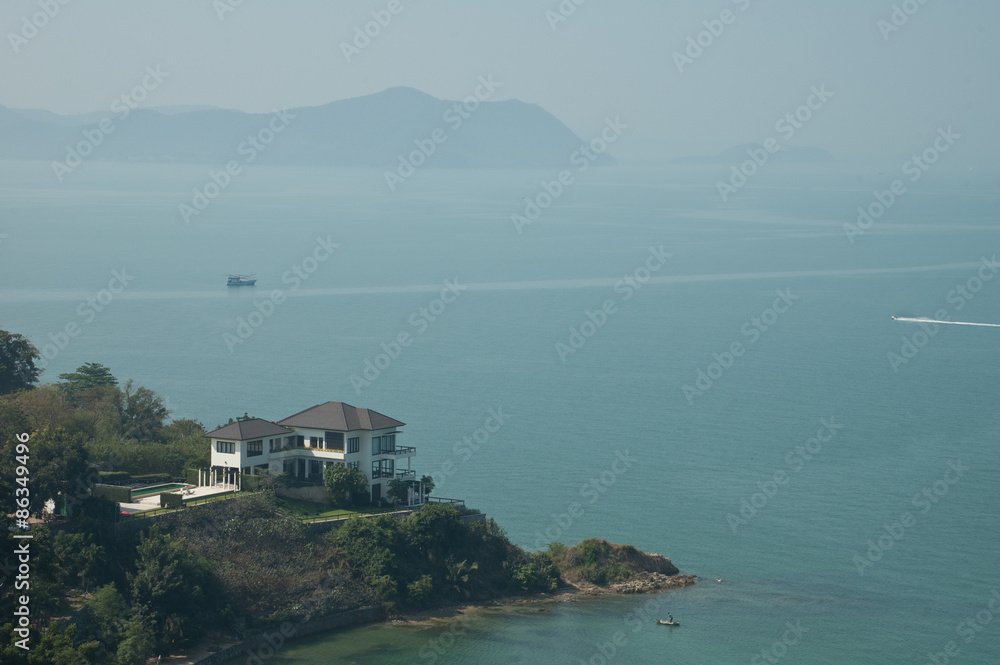 Fototapeta premium Landscape at Sattaheep (Thailand)