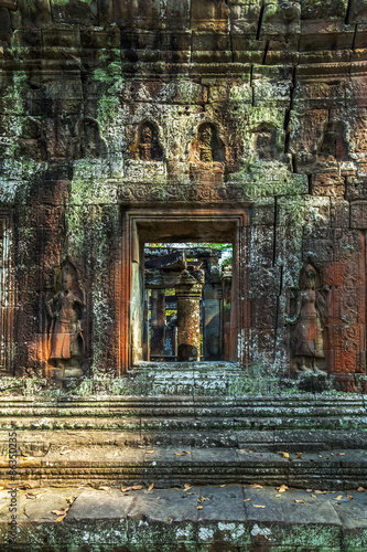 bas-relief Angkor Wat, Khmer temple complex, Asia. Siem Reap, Ca