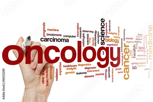 Oncology word cloud photo
