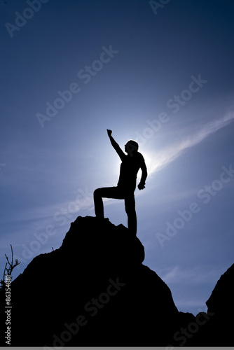 Wallpaper Mural Woman on top of mountain Torontodigital.ca